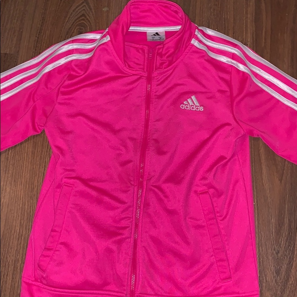 Pink Adidas jacket 🧥 👚